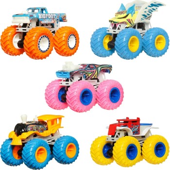 Mattel Hot Wheels Monster Trucks Die-cast 1:64 Scale Toy Truck That Glows in the Dark (styles May Vary) JFX08 194735307708