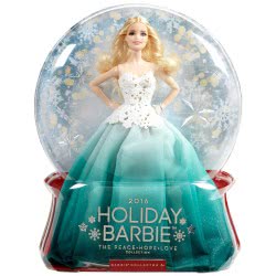 Mattel Barbie Συλλεκτική Holiday 2016 Φόρεμα Σμαράγδι DGX98 887961204988