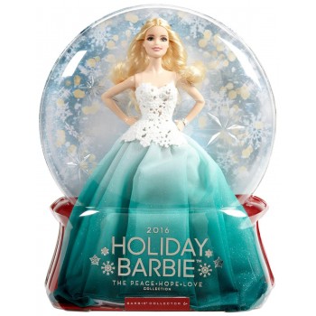 Mattel Barbie Συλλεκτική Holiday 2016 Φόρεμα Σμαράγδι DGX98 887961204988