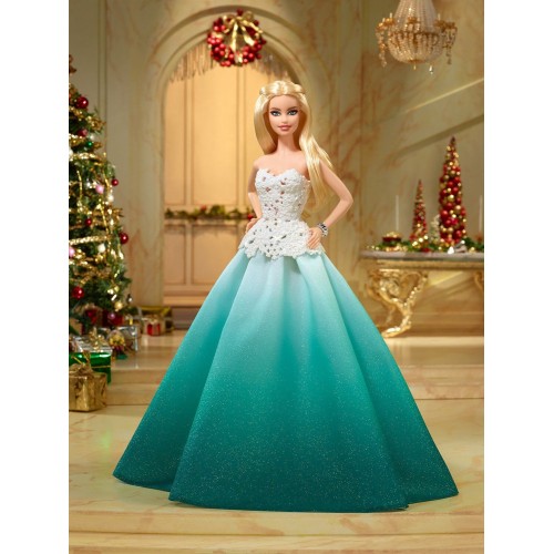 Mattel Barbie Συλλεκτική Holiday 2016 Φόρεμα Σμαράγδι DGX98 887961204988