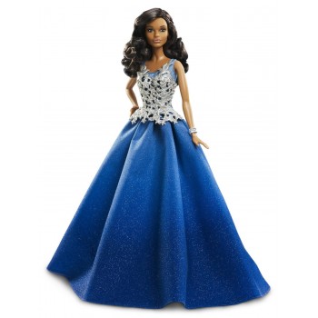 Mattel Barbie Συλλεκτική Holiday 2016 Μπλε Φόρεμα DGX99 887961205022