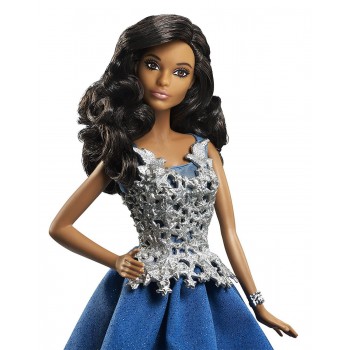 Mattel Barbie Συλλεκτική Holiday 2016 Μπλε Φόρεμα DGX99 887961205022