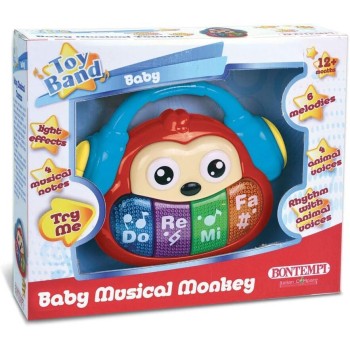Gialamas Baby Μουσικά Ζωάκια (4 Σχέδια) - Monkey  BN541025 047663265063