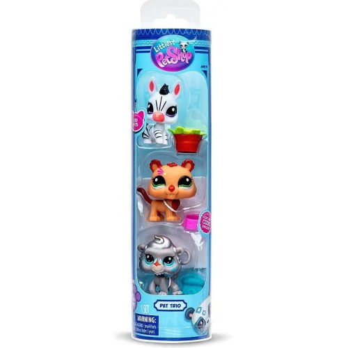 Littlest Pet Shop Collector Set 3 Figures in Tube (lps Wave 2 / 3 Designs) – Basic Fun BF000621 885561005974