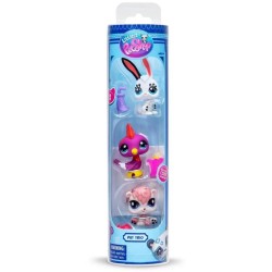 Littlest Pet Shop Collector Set 3 Figures in Tube (lps Wave 2 / 3 Designs) – Basic Fun BF000621 885561005981