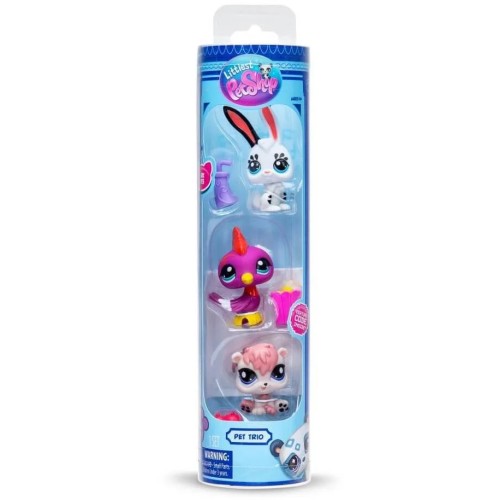 Littlest Pet Shop Collector Set 3 Figures in Tube (lps Wave 2 / 3 Designs) – Basic Fun BF000621 885561005981