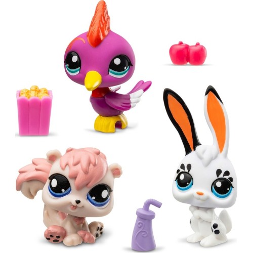Littlest Pet Shop Collector Set 3 Φιγούρες σε Σωλήνα (lps Wave 2 / 3 Σχέδια) – Basic Fun  BF000621 885561005981