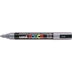 Uni-ball Mitsubishi Pencil Marker Posca 2.5Mm Medium PC-5M - Grey PC-5M-ΓΚΡΙ 4902778916247