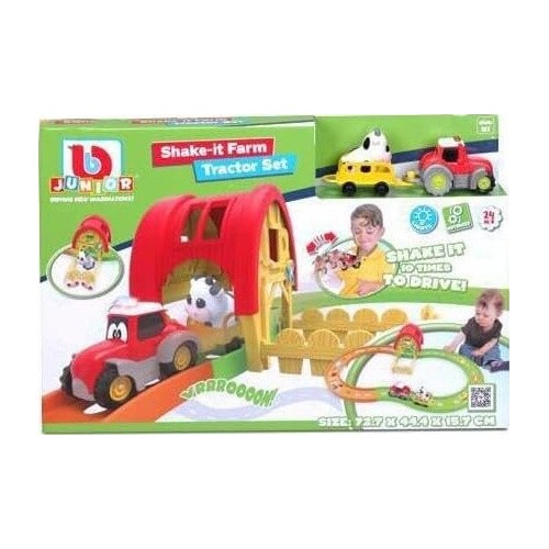 Bburago junior farm tractor shake-it runner infinity track toy 16/88619 4893998886192
