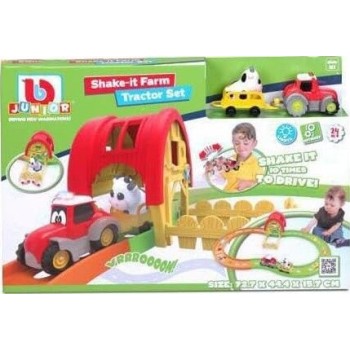 Bburago junior farm tractor shake-it runner infinity track toy 16/88619 4893998886192