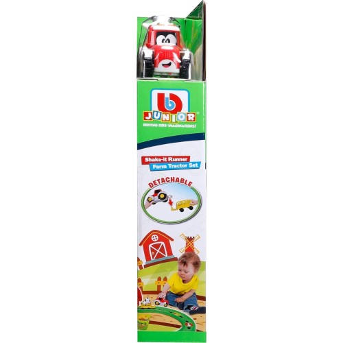 Bburago junior farm tractor shake-it runner infinity track toy 16/88619 4893998886192