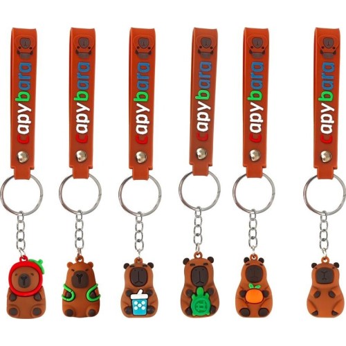 Diakakis imports Keychain 2x1.8x4.5cm KAZURA Capybara 000710010 5205698806131