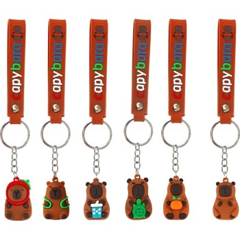 Diakakis imports Keychain 2x1.8x4.5cm KAZURA Capybara 000710010 5205698806131