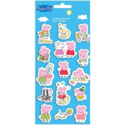 Diakakis imports Αυτοκόλλητα Puffy 10x22ek Peppa Pig 000482764 5205698605864