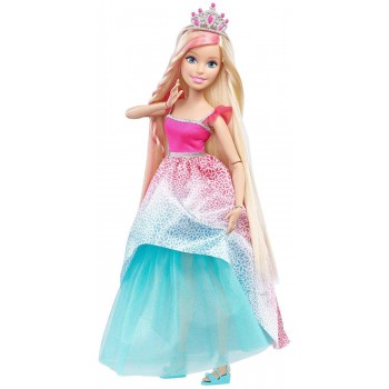 Mattel BARBIE ΠΡΙΓΚΙΠΙΣΣΑ ΜΑΚΡΙΑ ΜΑΛΛΙΑ - ΜΕΓΑΛΗ ΚΟΥΚΛΑ (45Εκ) - ΚΑΘΙΣΤΗ DKR09 887961246933