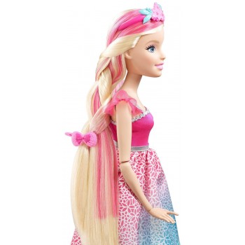 Mattel BARBIE ΠΡΙΓΚΙΠΙΣΣΑ ΜΑΚΡΙΑ ΜΑΛΛΙΑ - ΜΕΓΑΛΗ ΚΟΥΚΛΑ (45Εκ) - ΚΑΘΙΣΤΗ DKR09 887961246933