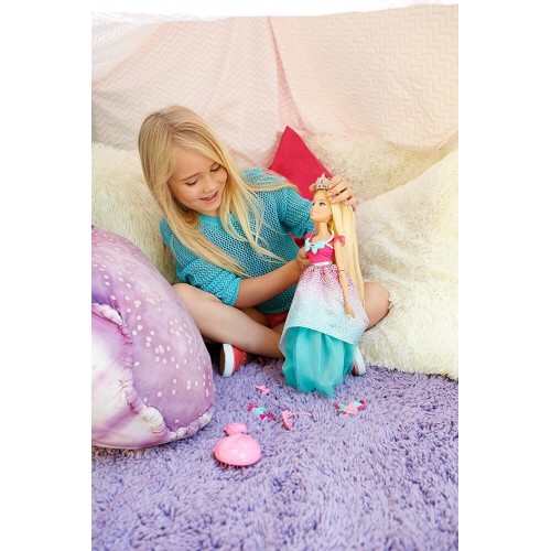 Mattel BARBIE ΠΡΙΓΚΙΠΙΣΣΑ ΜΑΚΡΙΑ ΜΑΛΛΙΑ - ΜΕΓΑΛΗ ΚΟΥΚΛΑ (45Εκ) - ΚΑΘΙΣΤΗ DKR09 887961246933