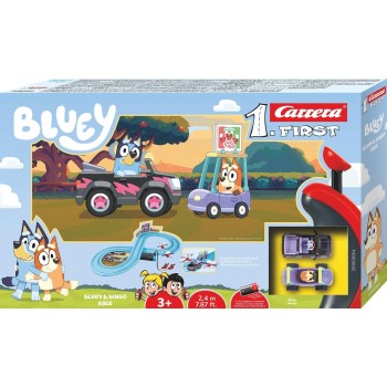 carrera slot 1.first: bluey and bingo race -1:50 20063054 4007486630543