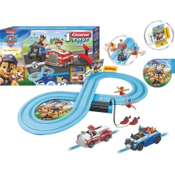 carrera slot 1.first: paw patrol - chase and marshall on the track 1:50 20063056 4007486630567