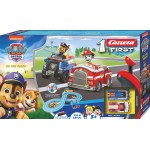 carrera slot 1.first: paw patrol - chase and marshall on the track 1:50 20063056 4007486630567