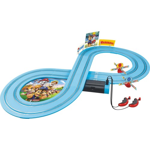 carrera slot 1.first: paw patrol - chase and marshall on the track 1:50 20063056 4007486630567