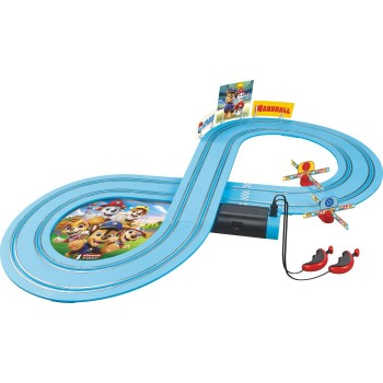 carrera slot 1.first: paw patrol - chase and marshall on the track 1:50 20063056 4007486630567