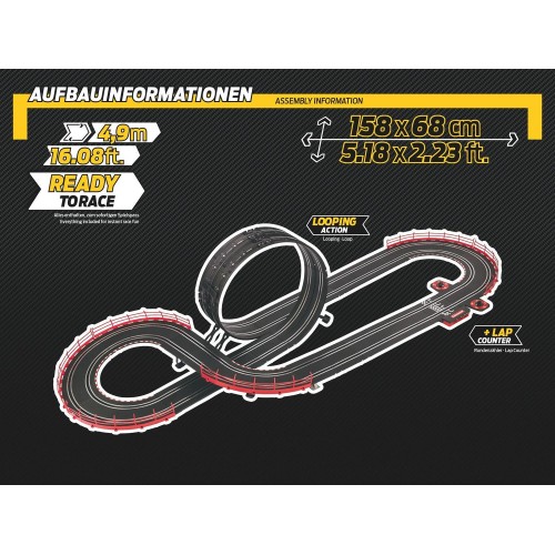 carrera go!!! set: gt powerplay 20062597 4007486625976