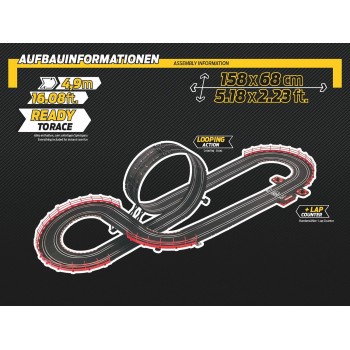 carrera go!!! set: gt powerplay 20062597 4007486625976