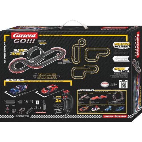 carrera go!!! set: gt powerplay 20062597 4007486625976