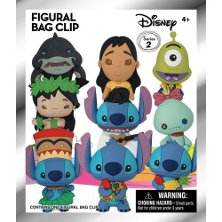 Disney Stitch Monogram Disney: Stitch (Series2) (Blind Bag/Random) 3D Foam Bag Clips Figures (85185) 85185 077764851858