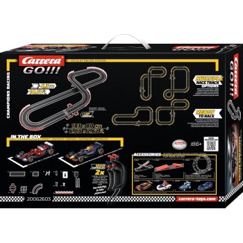 Carrera Go!!!: Ferrari & Rebull Formula 1 - Champion's Racing Set (20062603) 20062603 4007486626034