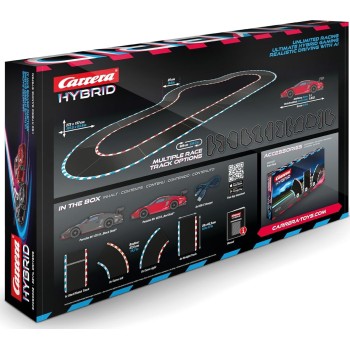 Carrera Hybrid Hybrid  Devil Drivers Porsche 911 Gt3 R 1:50 Scale Ai-Supported Race System 50050002 9003150500025