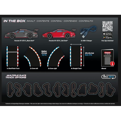 Carrera Hybrid: Unlimited Racing - Devil Drivers Racing Set (50050002) 50050002 9003150500025