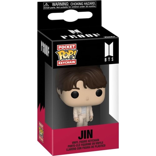 Funko pop! keychain: bts - jin novelty keyring - collectable mini figure - stocki 72571 889698725712