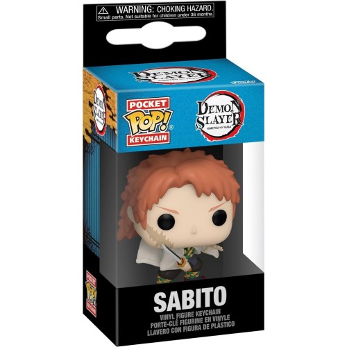 Funko pop! keychain: demon slayer - sabito - no mask novelty keyring - collectabl 72616 889698726160
