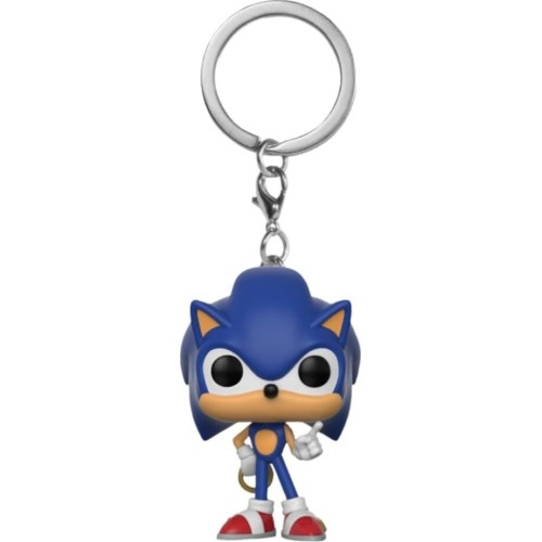 Funko pocket pop!: sonic the hedgehog - sonic with ring Φιγούρα Βινυλίου keychain 20289 889698202893