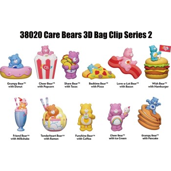 Monogram: Care Bears (Series2) (Blind Bag/Random) 3D Foam Bag Clips Figures (38020) 38020 077764380204