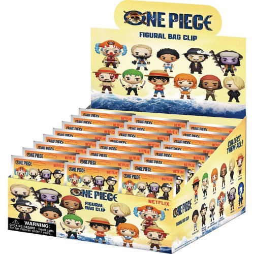 Monogram: One Piece 3D Foam Bag Clips Figures 32530 077764325304