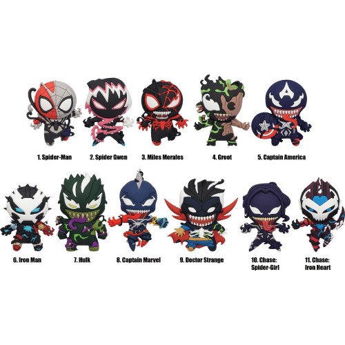 Marvel Avengers Monogram Marvel: Venom Blind Bag/Random 3D Foam Bag Clips 68625 077764686252