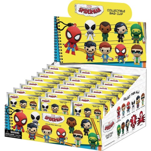 Marvel Avengers Monogram Marvel: Spider-man Friendly neighborhood 3D Foam Bag Clips Figures 69040 077764690402