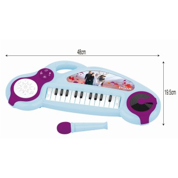 Lexibook Disney Frozen Frozen Kids Harmonica With Microphone With Light Effects, 22 Tunes and DJ Modes, Will Inspire Every Littl