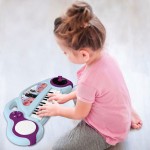 Lexibook Disney Frozen Παιδικό Αρμόνιο Frozen με Μικρόφωνο Με Φωτεινά Εφέ, 22 Μελωδίες και Λειτουργίες DJ, θα Εμπνεύσει Κάθε Μικ