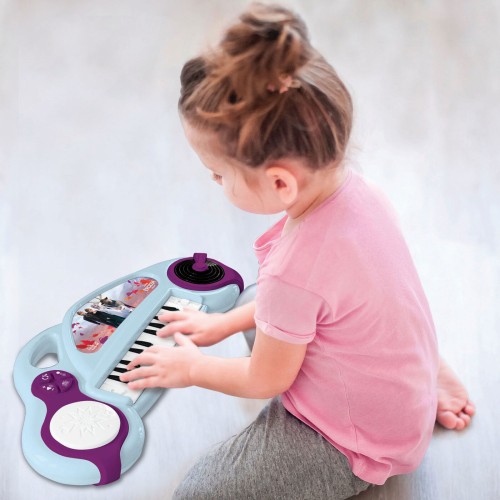 Lexibook Disney Frozen Frozen Kids Harmonica With Microphone With Light Effects, 22 Tunes and DJ Modes, Will Inspire Every Littl