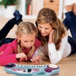Lexibook Disney Frozen Frozen Kids Harmonica With Microphone With Light Effects, 22 Tunes and DJ Modes, Will Inspire Every Littl