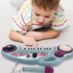 Lexibook Disney Frozen Frozen Kids Harmonica With Microphone With Light Effects, 22 Tunes and DJ Modes, Will Inspire Every Littl
