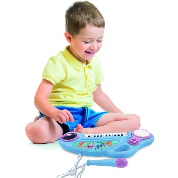 Lexibook Disney Stitch Stitch Childrens Harmonica With Microphone Become a Little Musician With the Stitch Electronic Piano!play