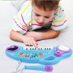 Lexibook Disney Stitch Stitch Childrens Harmonica With Microphone Become a Little Musician With the Stitch Electronic Piano!play