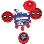 Lexibook Σετ Ντραμς και Πλήκτρων με Μικρόφωνο My Rock Band Spiderman Ηλεκτρονικό σετ Μουσικής με Φώτα και Σκαμπό My Rock Band Sp
