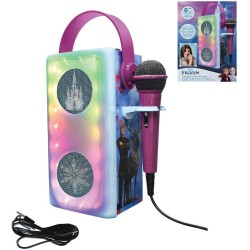 Lexibook Disney Frozen Παιδικό Ηχείο Frozen με Μικρόφωνο Karaoke Ηχείο Καραόκε με Φωτισμό και Μικρόφωνο 3+ Ετών, 1+ Παίκτες 25.B