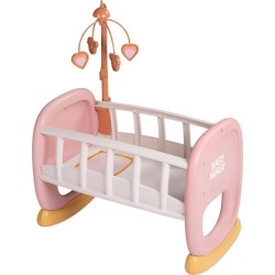 Smoby - baby nurse doll cradle with mobile - dolls bed with cradle function, for  7600220390 3032162203903